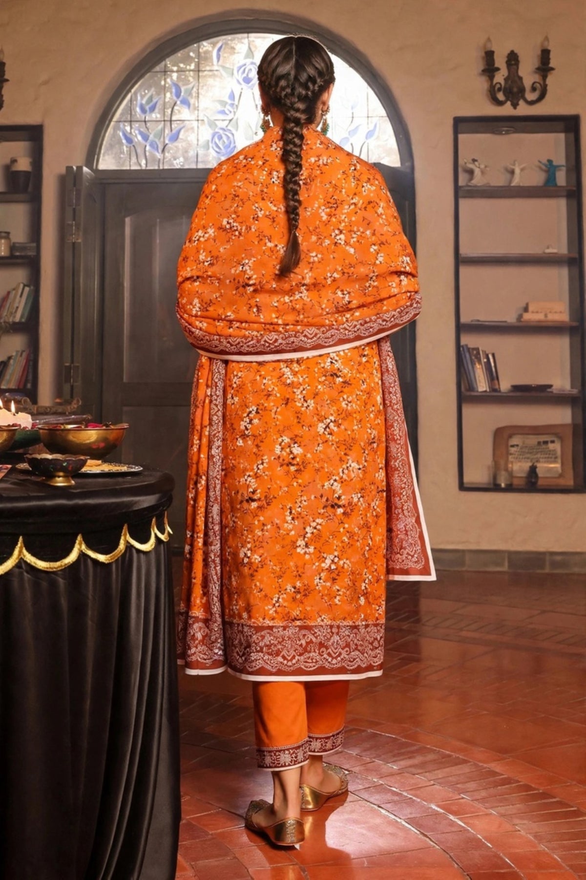 Women's 3 PC Printed Linen Suit - ER-04