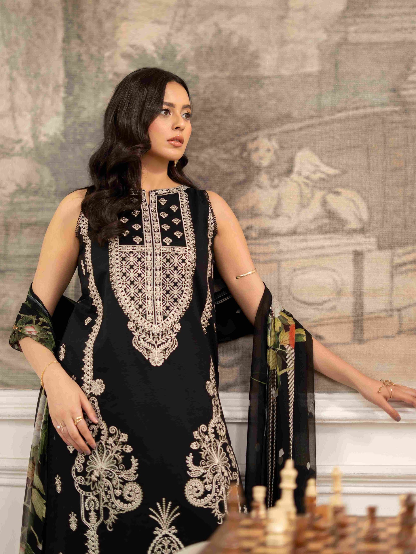 Luxury 3PC Embroidered lawn (EP-03)