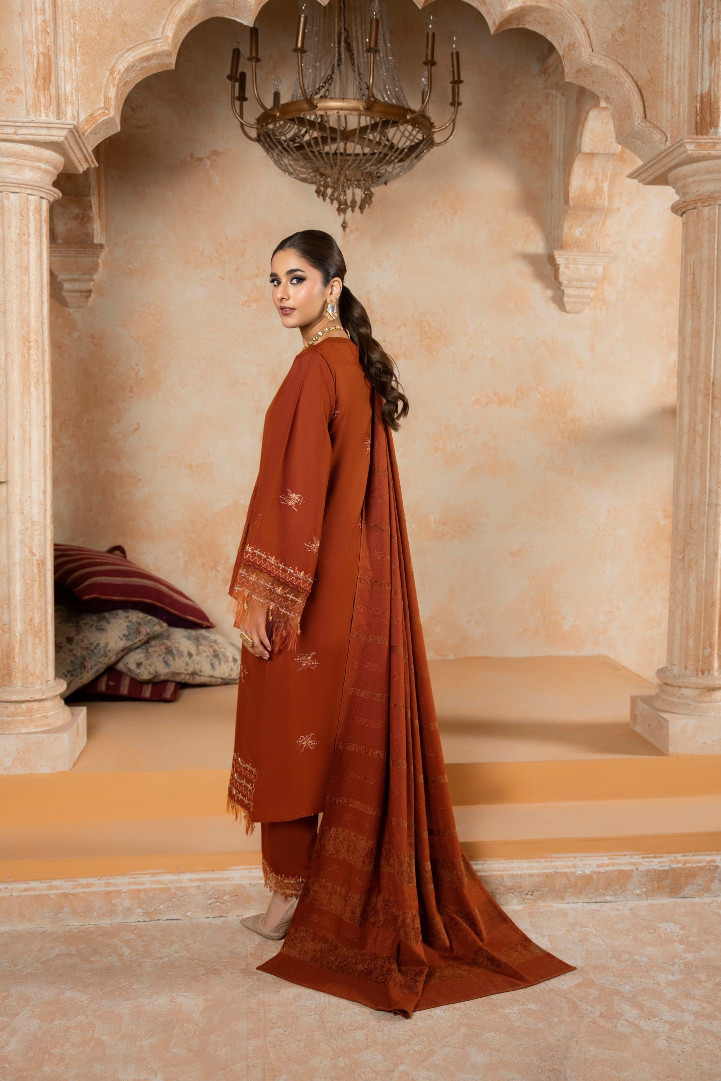 Dhanak Woolen Embriodered Suit (NBC-07)