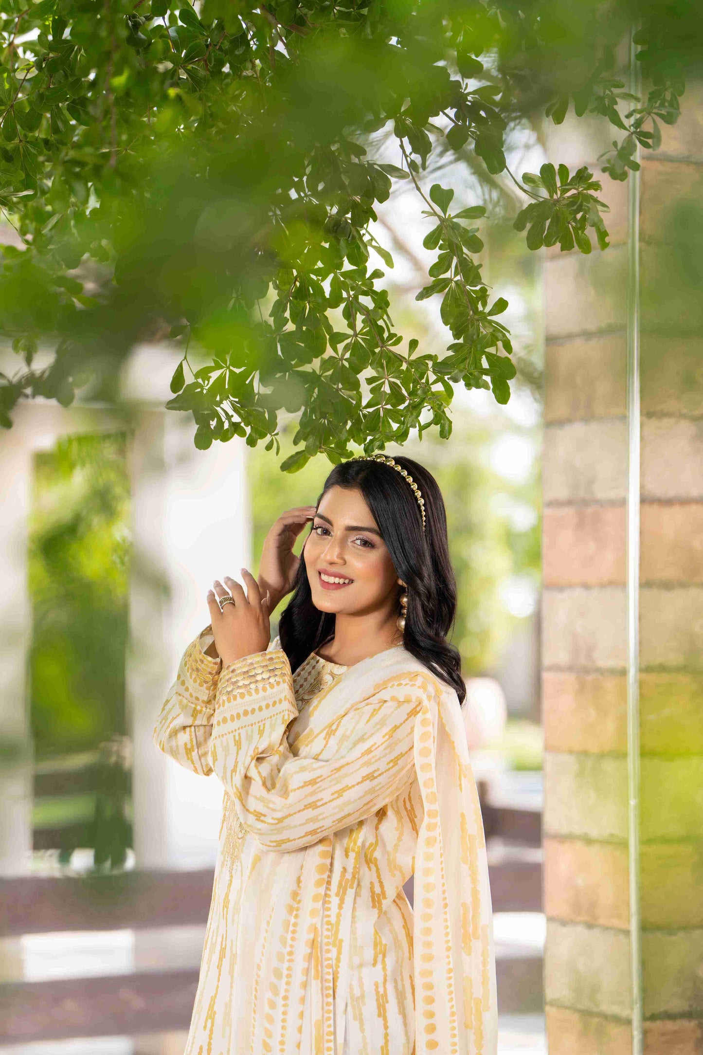 A versatile summer look with embroidered lawn shirt, cotton trouser, and a light chiffon dupatta for simple elegance