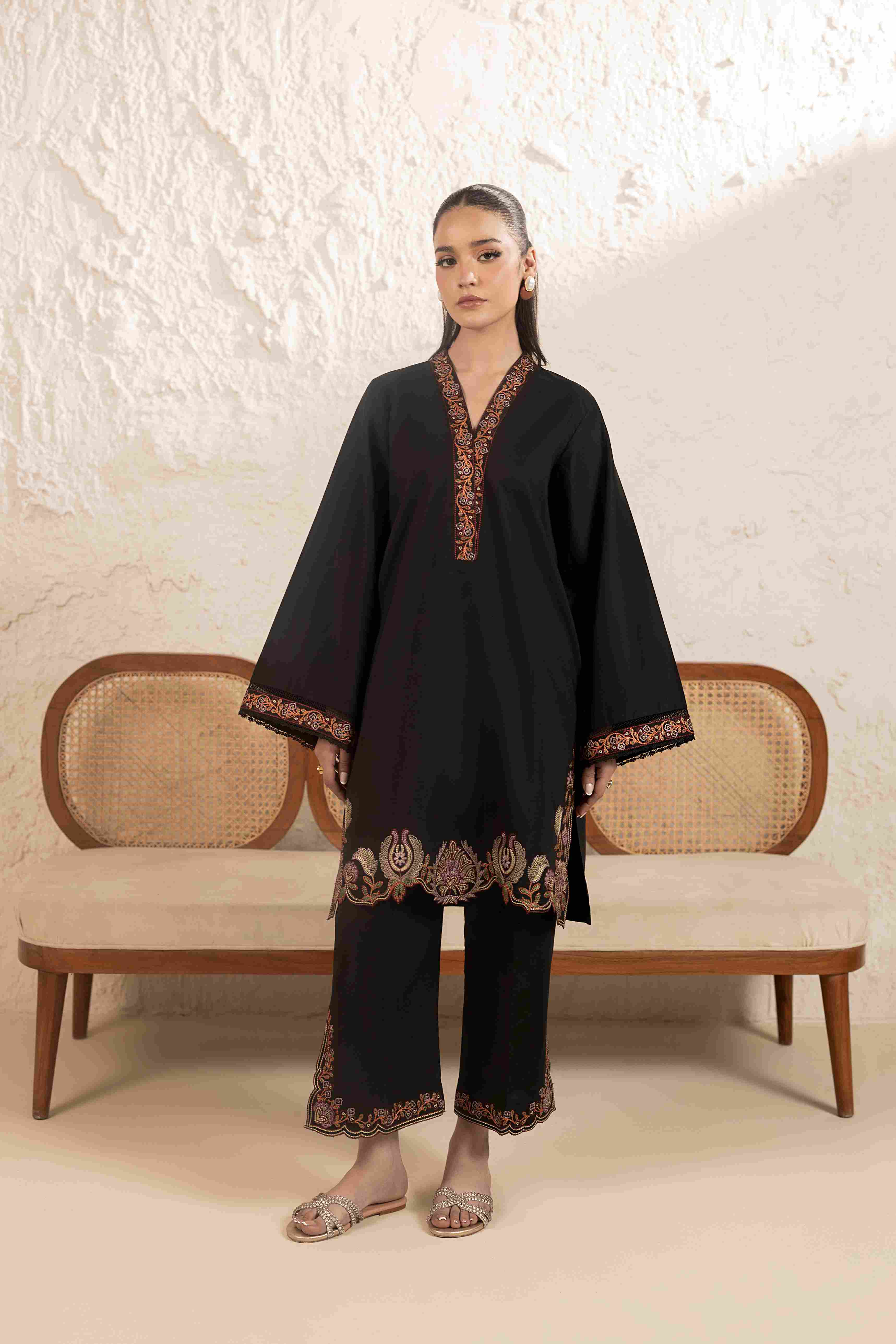 Pakistan Rameen Api Embroidered jacquard suits for women - Eastern designs (Onyx) – Rameen ...