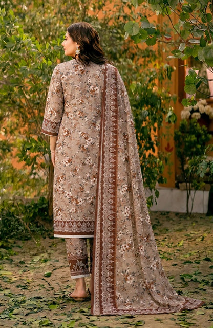 Women's 3 PC Printed Linen Suit - ER-07