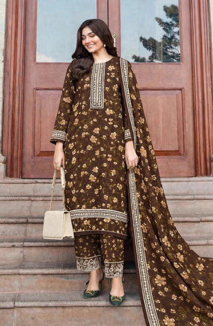 Women's 3 PC Printed Linen Suit - ER-09