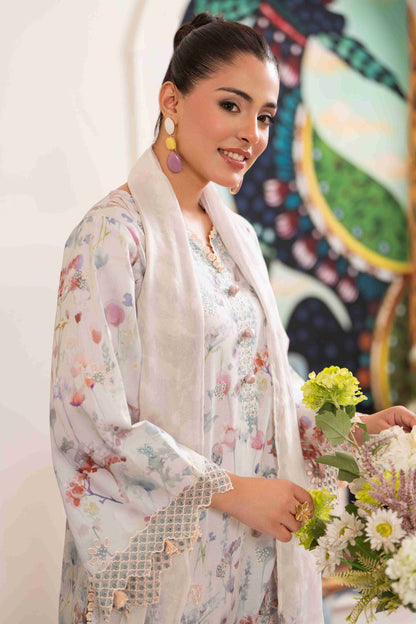 Deisgner Lawn kurta with embroidery details