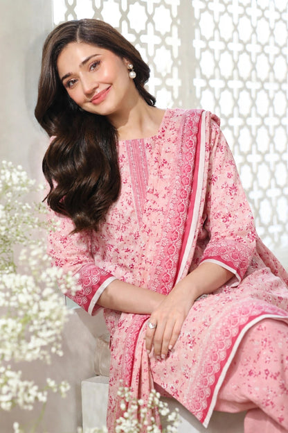 Women's 3 PC Printed Linen Suit - ER-05