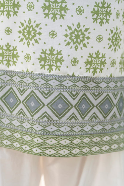 A chic everyday outfit in lawn, highlighted with neat kurta stitching, embroidered details, and a trendy dupatta