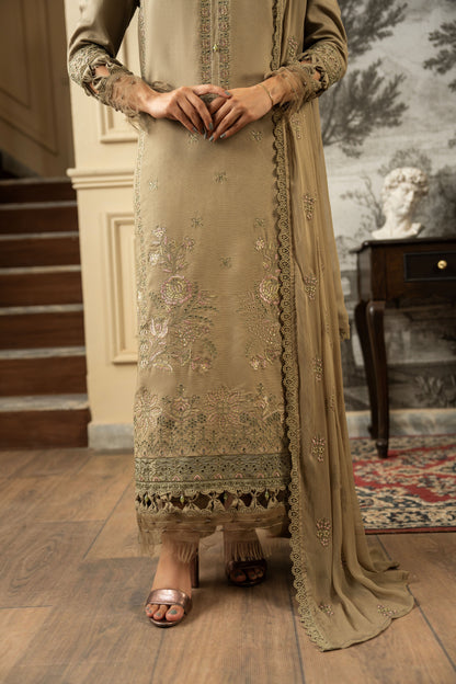 Pakistani daily wear outfit with dupatta and trouser