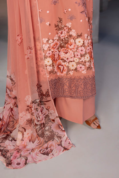 Stylish embroidered Karandi outfit perfect for formal winter event