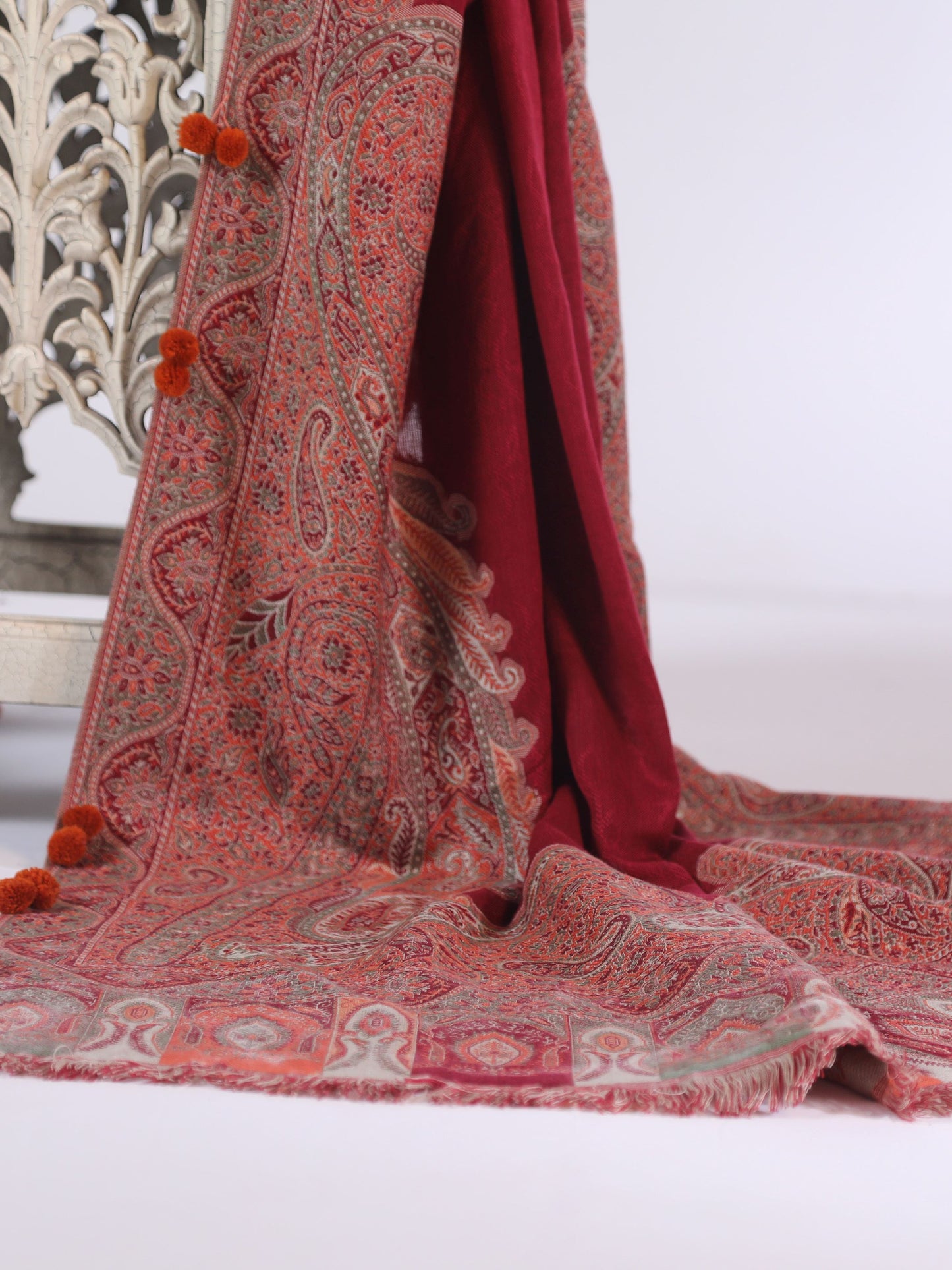Elegant winter Kashmiri shawl for women