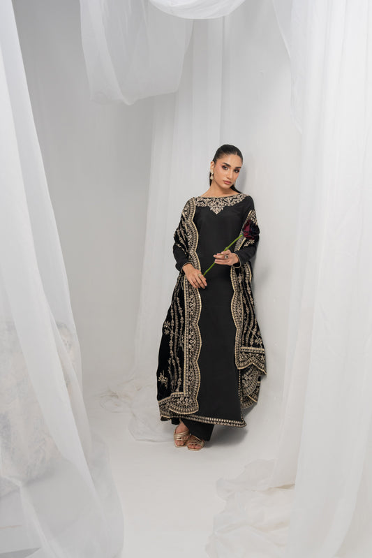 Authentic Traditional Designer Suit - Noire