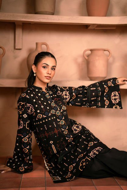 Eastern khaddar unstitched winter outfit for ladies