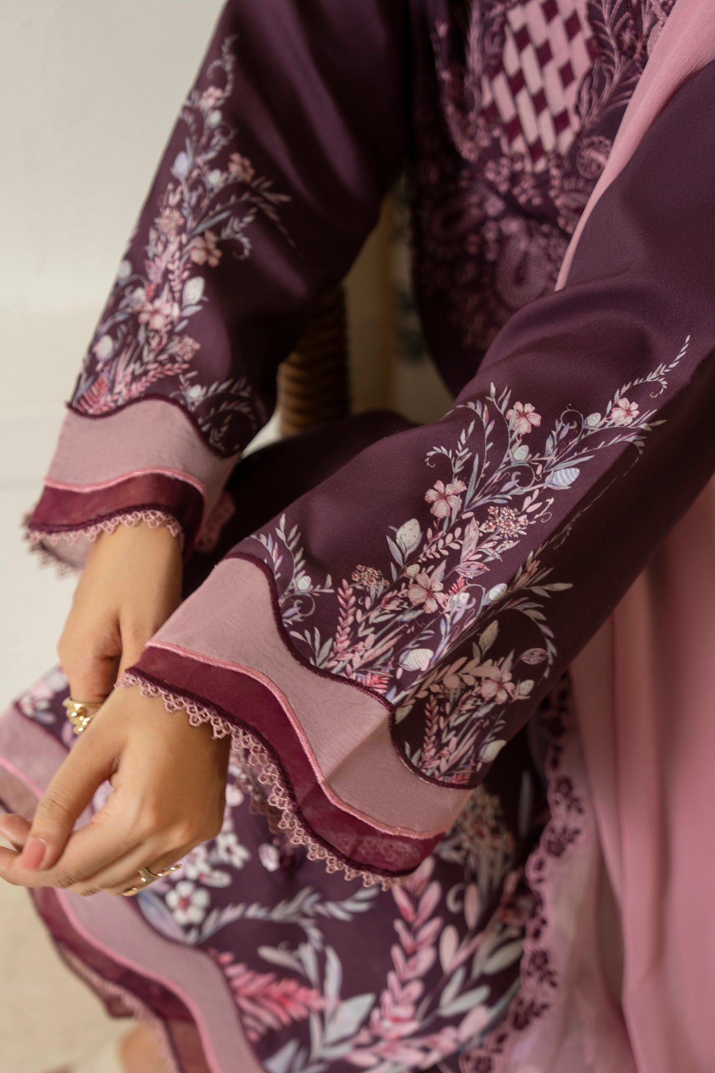 Fine-quality viscose shirt with embroidery and chiffon dupatta, ideal for cool weather