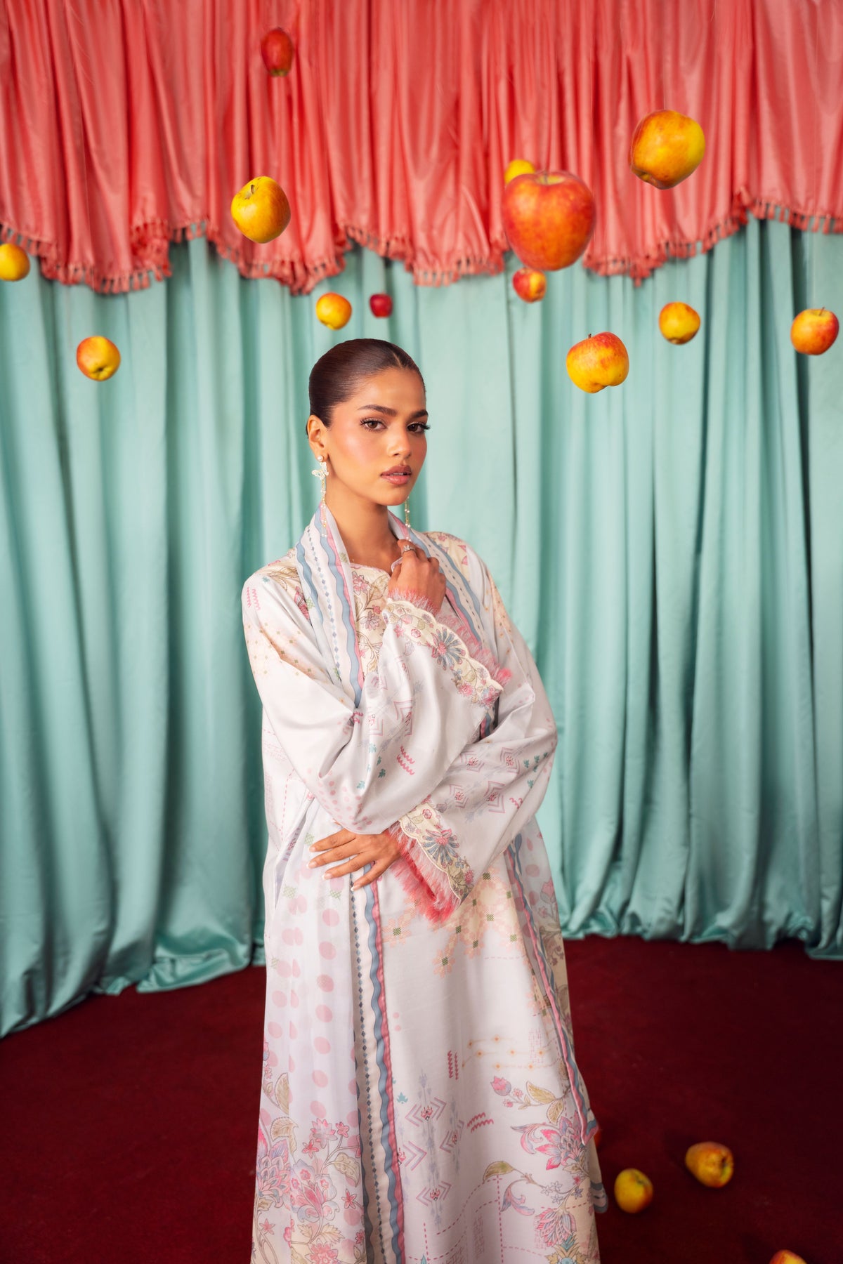 Premium silk dress collection featuring traditional 3PC unstitched raw silk shirts and trousers paired with delicate chiffon dupattas, offering versatile Pakistani outfits for weddings and festive gatherings