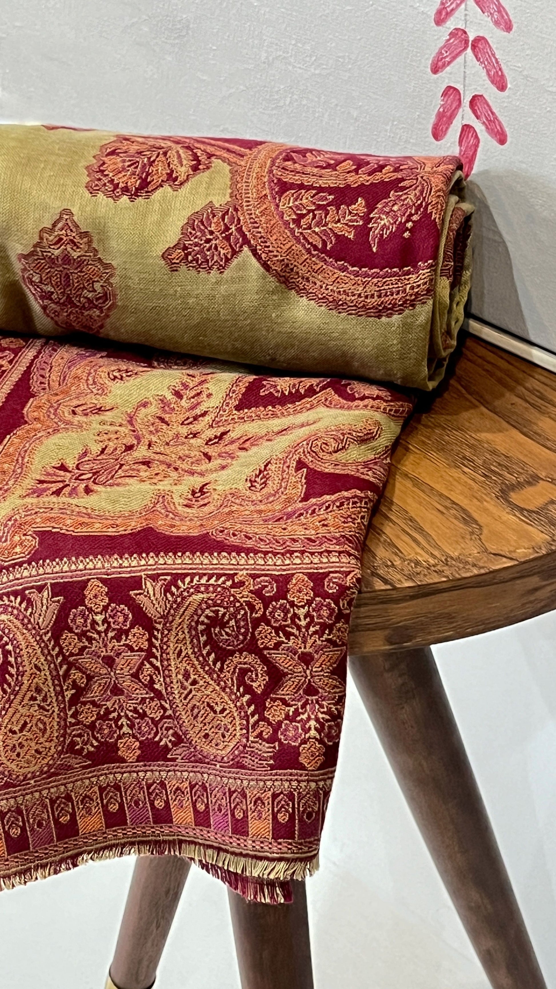 Premium Kashmiri shawl with natural warmth