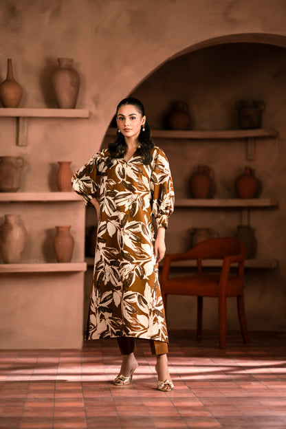 Trendy khaddar suit for party wear with soft winter fabric