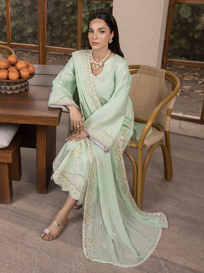 Eastern kurta crafted from branded lawn with embroidered detailing for chic summer vibes